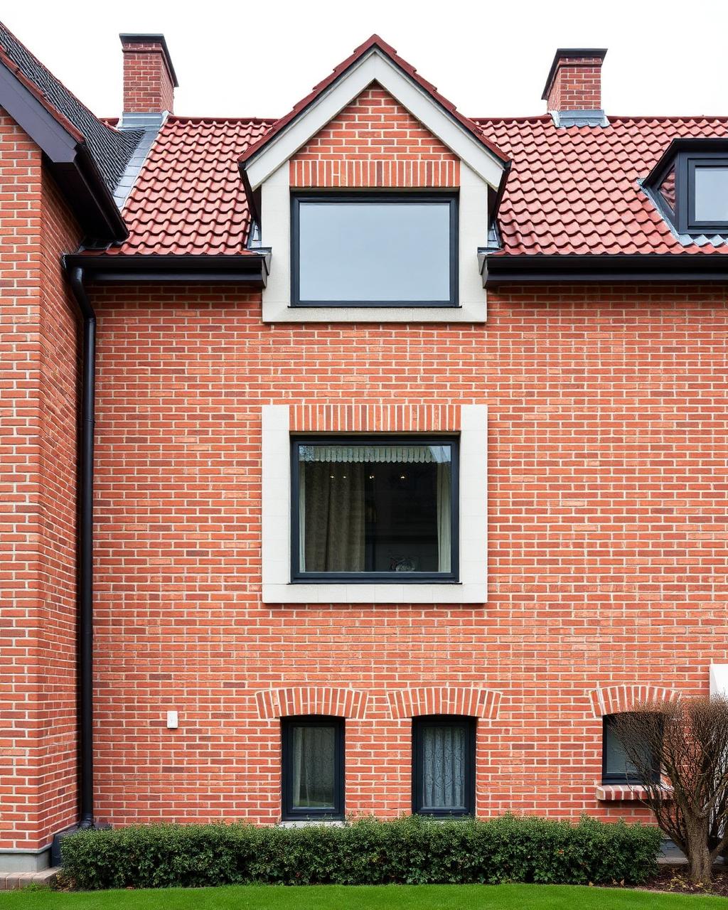 Klinkerfassade eines norddeutschen Hauses